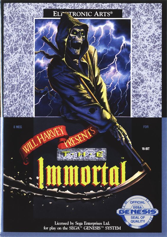 The Immortal box art for Sega Genesis